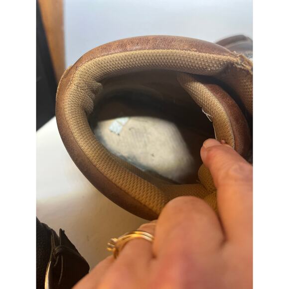 Dr. Martens Boots Quincy77 Mens Ankle Brown Leather Lace Up Preppy Work 12 - Picture 7 of 9